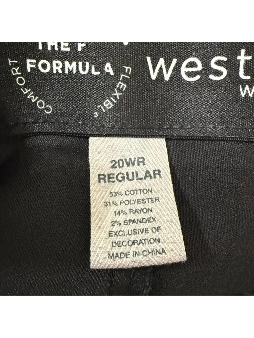 Westbound‎ Woman Pants Size 20WR Black
